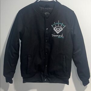 NWT Diamond Supply Co. Varsity Jacket, size XS